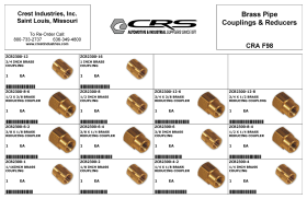 BRASS PIPE COUPLINGS & REDUCERS