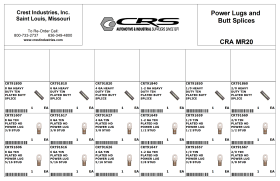 EMPTY TIN BATTERY LUGS & SPLICES