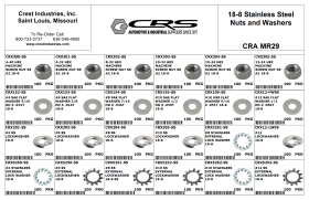 EMPTY NUTS & WASHERS 18-8 SS