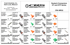 DEUTSCH CONNECTORS DT & DTP SERIES