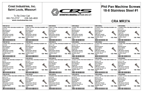 PHIL PAN MACHINE SCREWS 18-8 STAINLESS#1