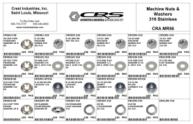 MACHINE NUTS & WASHERS 316 SS