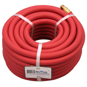 3/8 X 25 FT RED RUBBER AIR HOSE