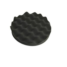 BLACK FOAM POLISHING PAD WAFFLE CUT