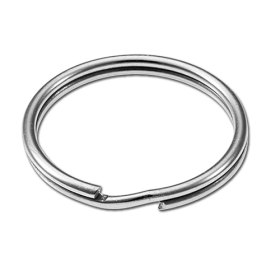 1-1/4 SPLIT RING FOR KEYS ZINC