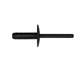7/32 INCH BLACK NYLON RIVET