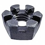 7/16-14 USS GD5 SLOTTED HEX NUT PLAIN