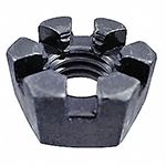 1/2-13 USS GD5 SLOTTED HEX NUT PLAIN