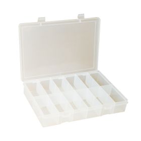 SMALL PLASTIC BOX 12 SLOTS