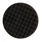 BLACK FOAM BUFF PAD 8IN  VELCRO