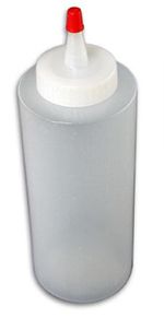 12 OZ SQUEEZE BOTTLE WITH CAP