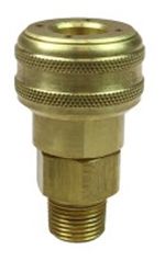 1/4" Auto Industrial Coupler 1/4"MPT