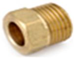 1/4 BRASS INVERTED FLARE TUBE NUT