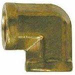 1/8 BRASS PIPE FITTING 90 DEGREE ELBOW