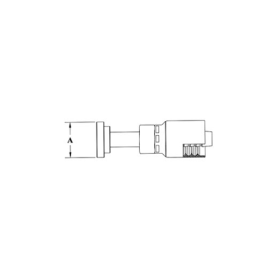 1H X 1-1/4 CD 61 FLANGE STR