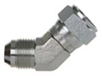 1-1/4 MALE X 1-1/4 FEMALE JIC SWIVEL 45D