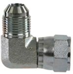 3/4 MALE X 3/4 FEMALE JIC SWIVEL 90 DEGR