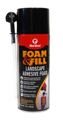 FOAM AND FILL LANDSCAPING FOAM ADHESIVE SEALANT