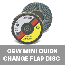 Mini Quick Change Flap Disc