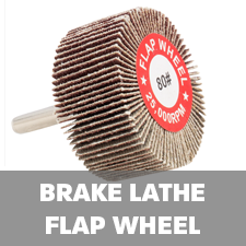 Brake Lathe Flap and Wire Wheels