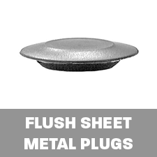FLUSH SHEET METAL PLUGS