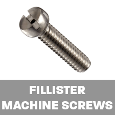 fillister machine screws