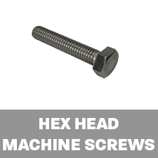 hex head machine screws