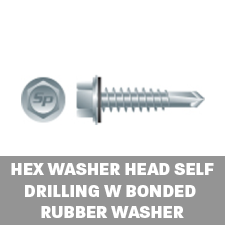 hex washer head self drilling