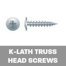 K-Lath Modified Truss Head Drywall Screws