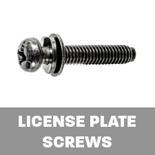 license plate screws