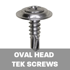 oval head self drilling tek