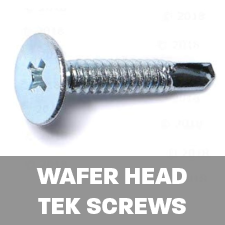 wafer head self drilling tek screw