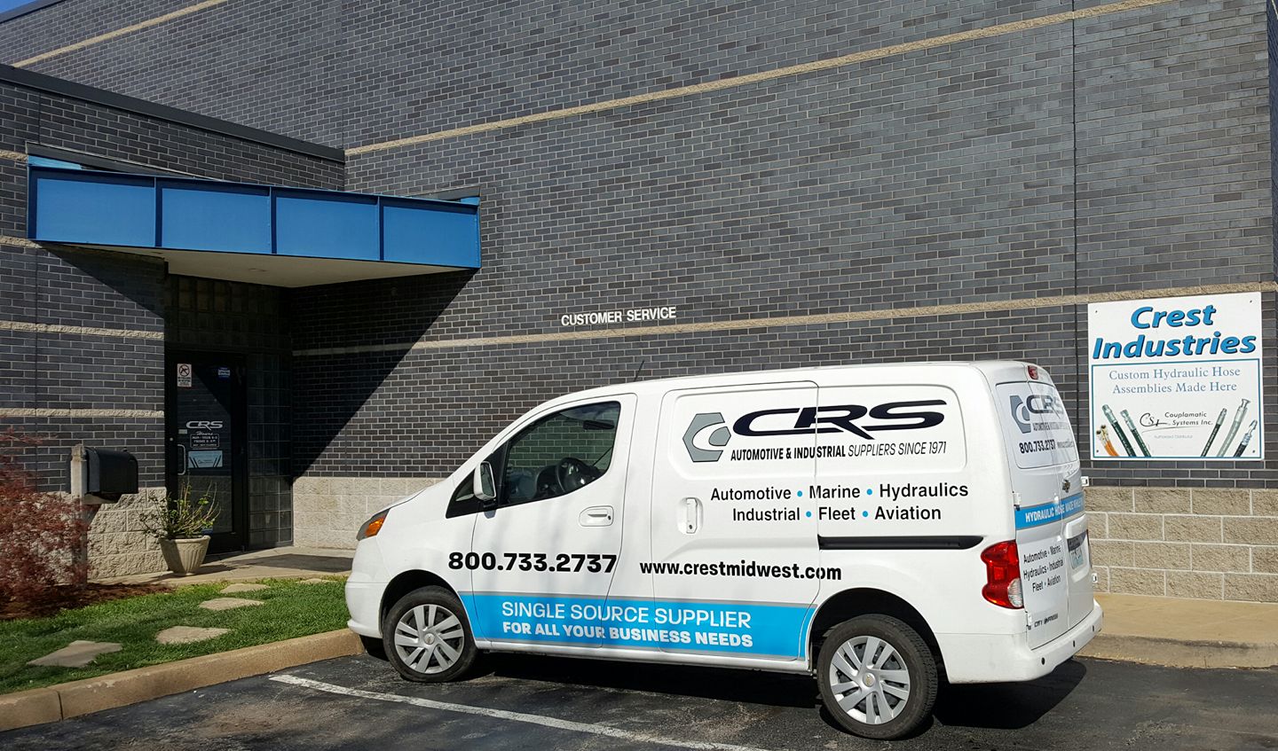 Crest Van Outside Customer Service